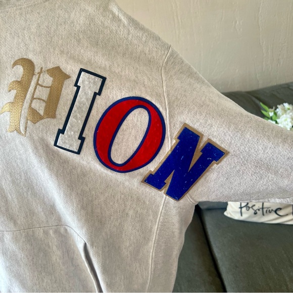 Champion Gray Old English Logo Hoodie - Picture 3 of 14